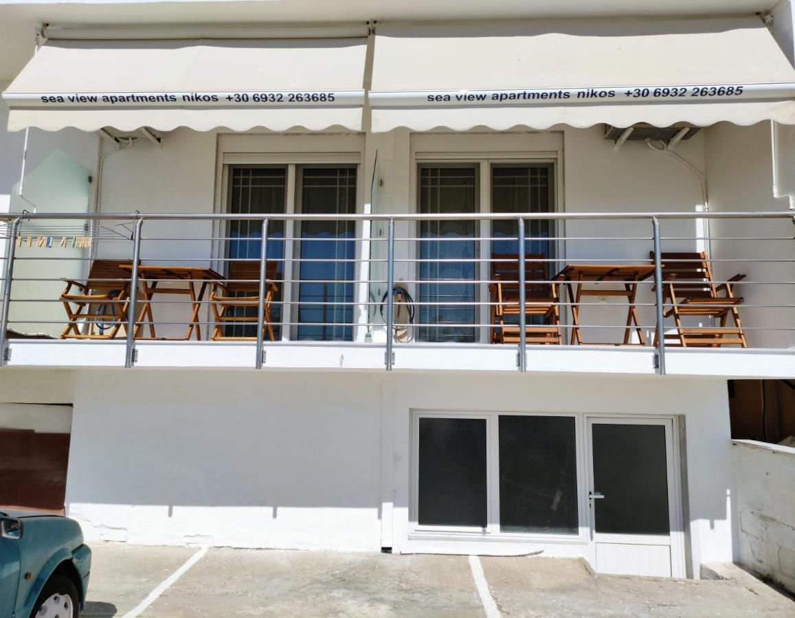 Sea View Apartments Nikos Néa Péramos Kültér fotó