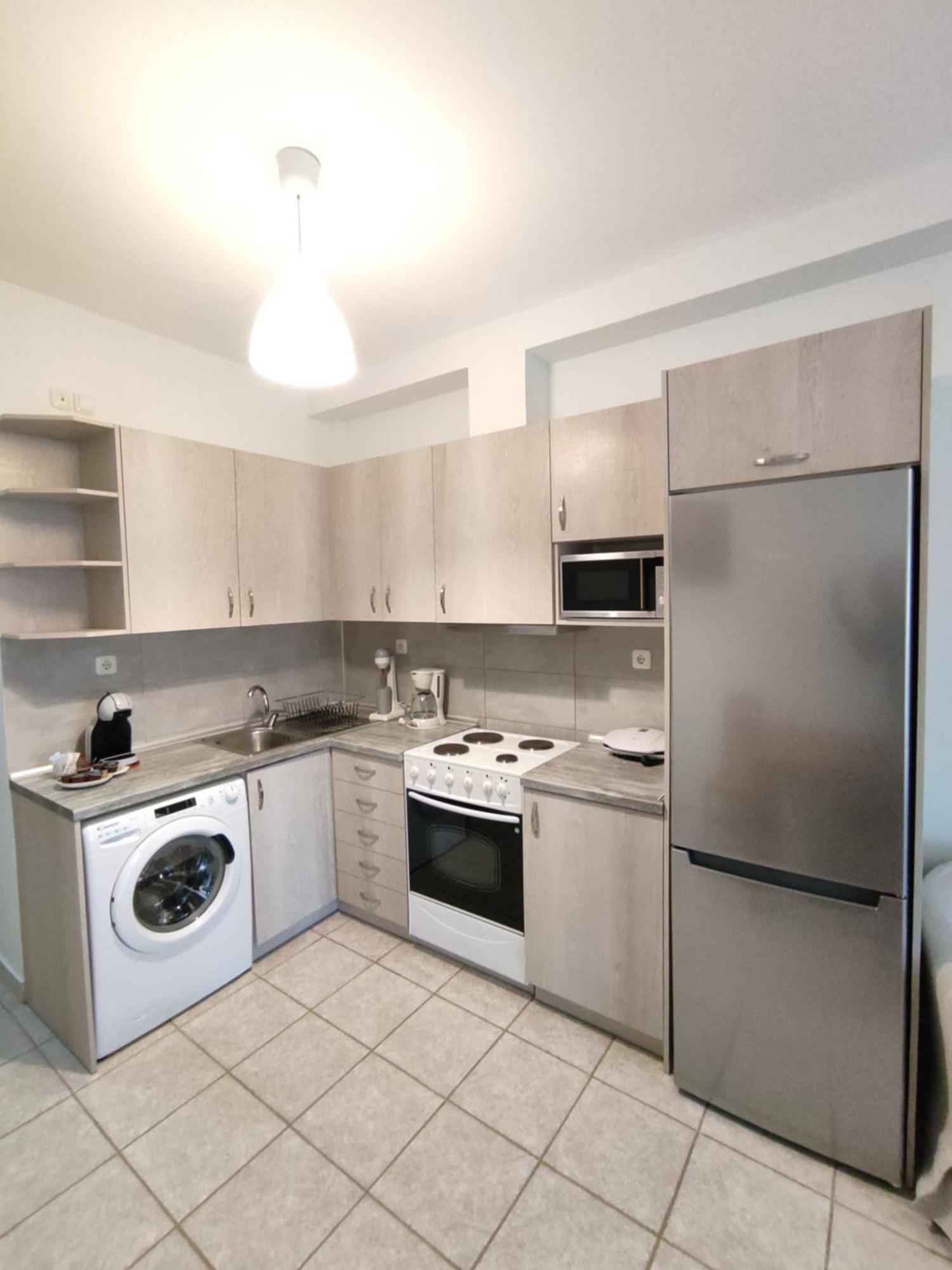 Sea View Apartments Nikos Néa Péramos Kültér fotó